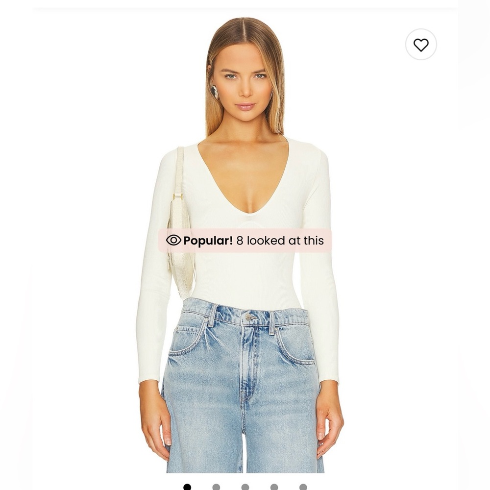 White Long Sleeve Bodysuit